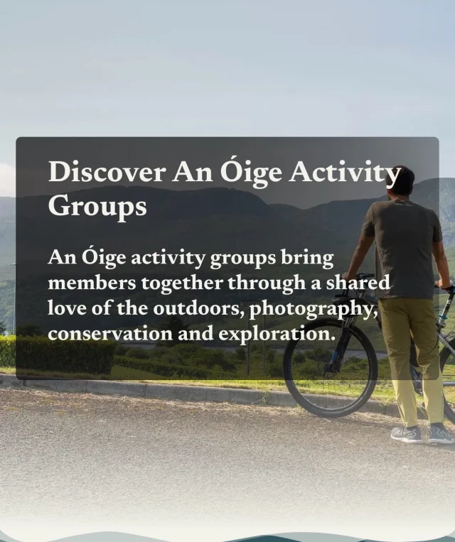Did you know we have lots of activity groups for our members ?Find new interests , learn new skills , make new friends!Find out more at https://www.anoige.ie/group-bookings/activity-groups/
